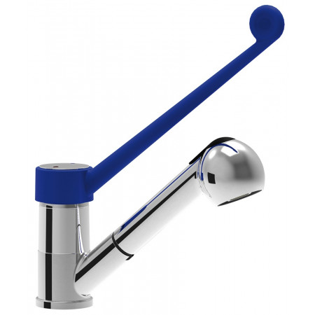 DOUBLE INLET ONE HANDLE TAP ELBOW FUNCTIONNING,EXTENDING SHOWER