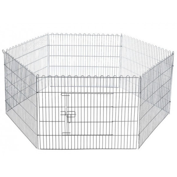 galvanized sheet metal hexagonal playpen for dogs
