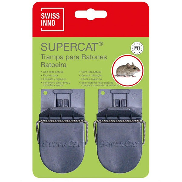 pack of 2 plastic mouse traps