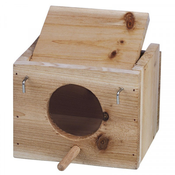 Different wooden boxes for birds