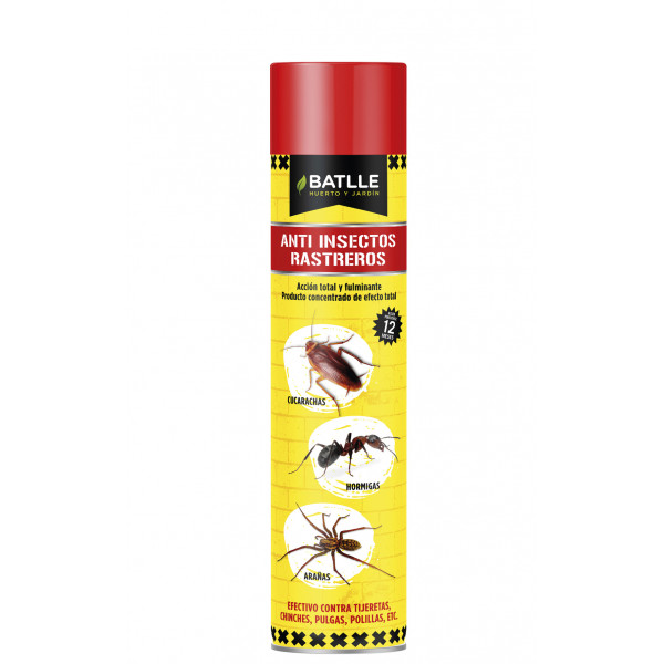 ANTI CRAWLING INSECTS 1000CC. For cockroaches, ants, beetles and spiders.