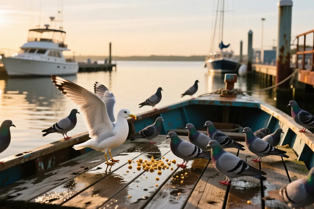 Ahuyentadores de aves para embarcaciones