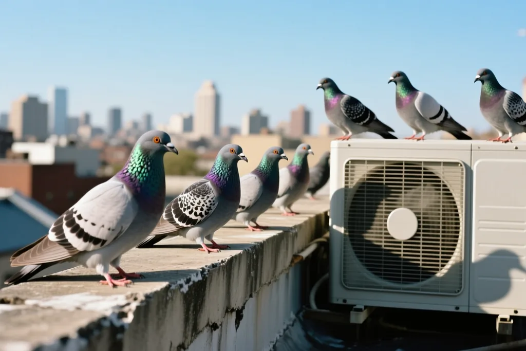 Aves urbanas: palomas y gaviotas